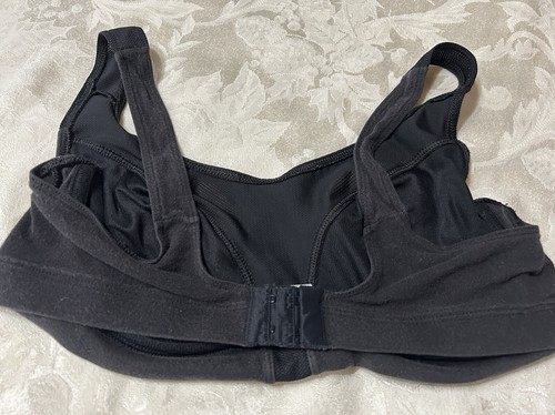 Vtg BESTFORM 6707 Cotton Breathable Underwire 38C Black Bra - Picture 6 of 12