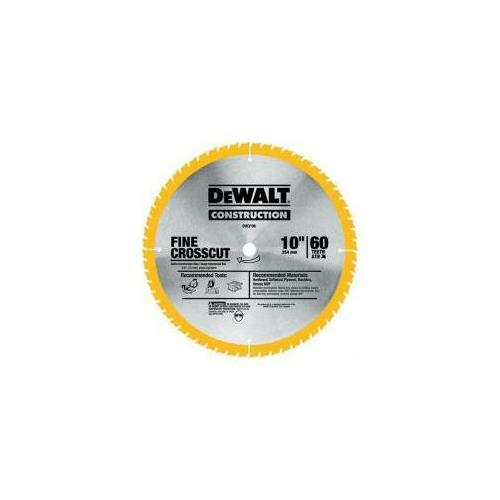 DEWALT DW3106 Series 20 10Inch 60 Tooth ATB Thin Kerf Crosscutting Saw