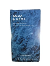 AEROPOSTALE - AQUA & HEMP - EAU DE COLOGNE - 2 FL. OZ. / 60 mL - NEW & SEALED