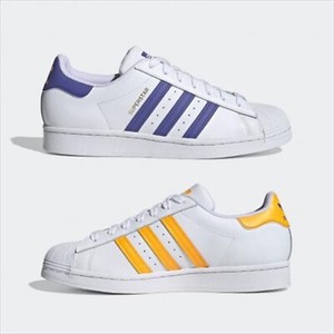 ADIDAS ORIGINALS SUPERSTAR LAKERS WHITE PURPLE GOLD METALLIC FX5529 US 6 |  eBay