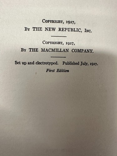 Your Money’s Worth by Stuart Chase and F. J. Schlink 1927 1st Edition OOP - Picture 5 of 13