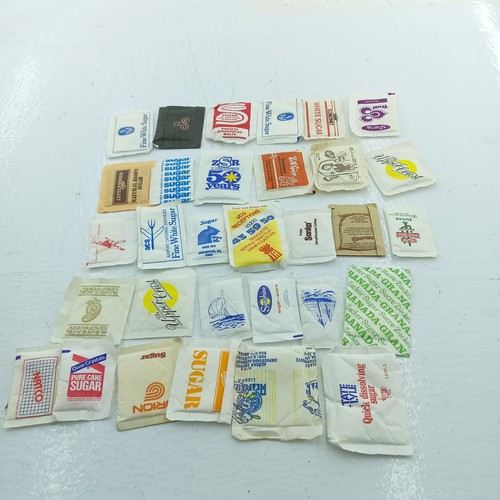 31 x Vintage Zuckerpäckchen aus aller Welt - Sealink, Littlewoods, Natco