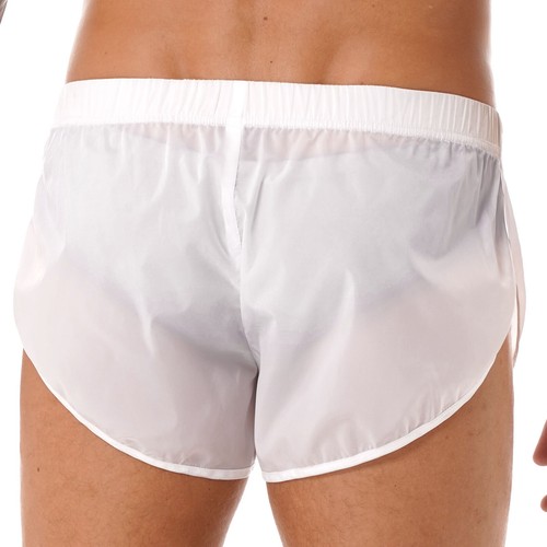Schnelltrocknende Herren Badehose durchsichtig Strand Boxershorts Shorts mit Seitenschlitz - Bild 4 von 39