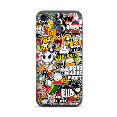 Décalcomanies Skin Pour Coque Lifeproof FRE IPhone 7 - Motif Beignets "Libre à Vie"