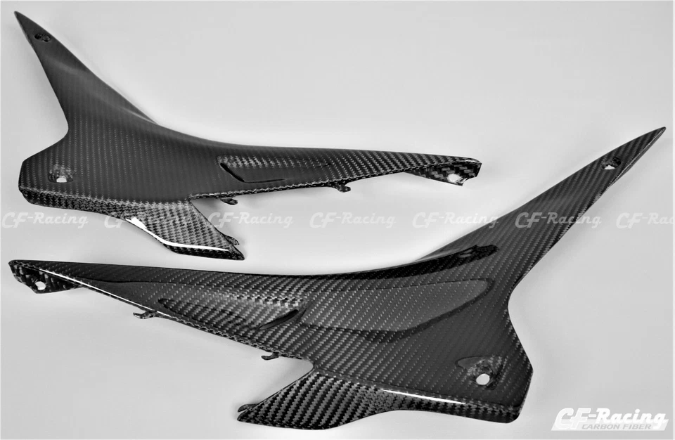 Paneles laterales de fibra de carbono debajo del asiento para Aprilia (RSV4 09-20) (Tuono V4 11-20) Foto 2 de 4