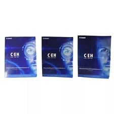 CEH Ethical Hacking & Countermeasures V9 Courseware Lab EC- Council Vol 1,2,3New