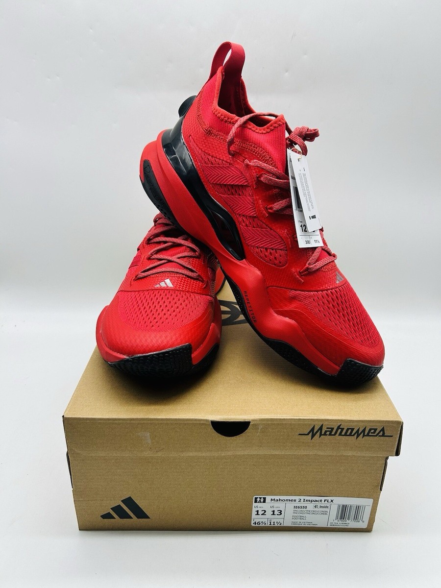 NEW Mens ADIDAS MAHOMES 2 IMPACT FLX RACE AGAINST Red  display picture 1