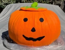 Vintage Animated Store Display Giant Halloween Pumpkin with Pop-Up Ghost 
