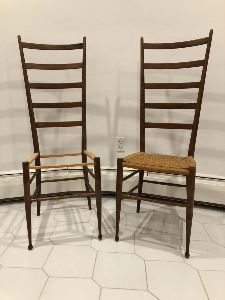 Gio ponti ladder back chair new arrivals