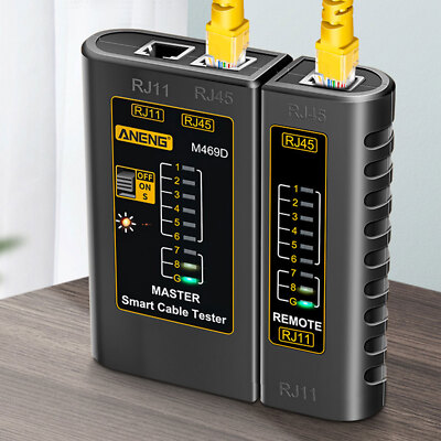 Networks Cable Tester Tool Ethernet RJ45 RJ11 LAN Wire Telephone Cable Tester