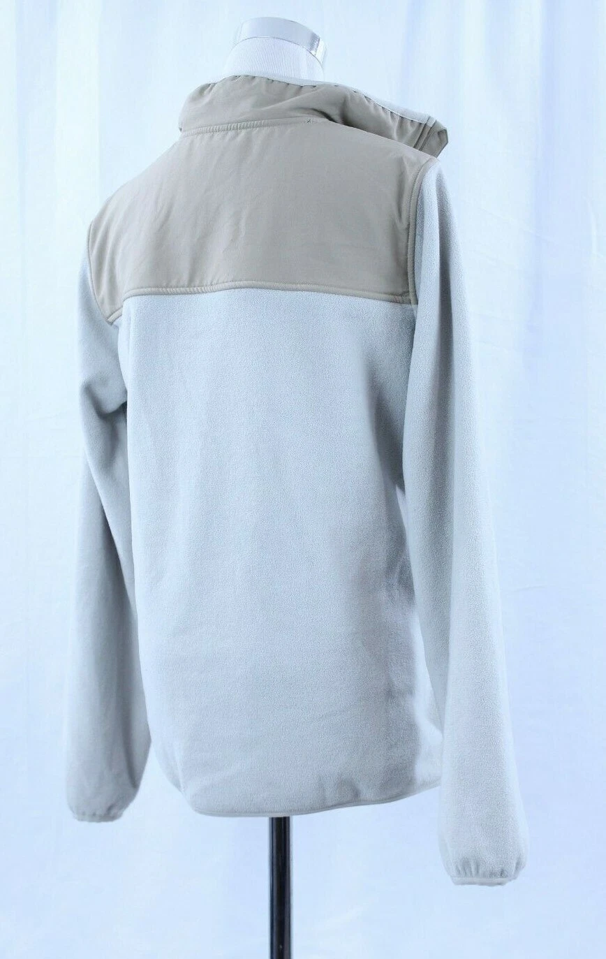 merrell fleece pullover solid 1/2 zip athletic jacket