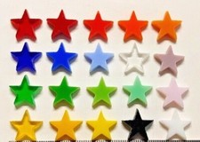 5/16" Glass Precut Stars for Fusing Mosaic - Coe 96 - Stained Glass - Fusible