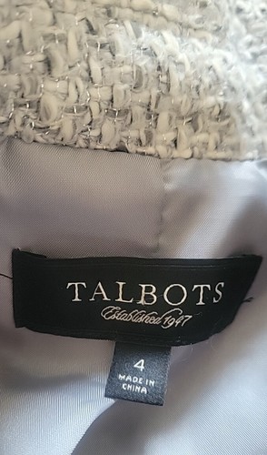 Talbots 2 Button Blazer Jacket Size 4 Great Condition - Picture 3 of 4
