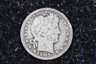 ESTATE FIND 1905 Barber Quarter Dollar  #D8043