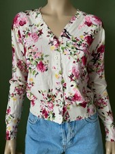 BLUGIRL by BLUMARINE Floral Button-Down Cardigan
