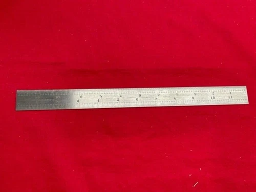 Starrett 1604R-12 Stainless Steel Rules w/ Inch Grads IN STOCK