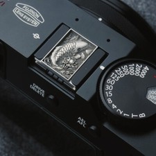 Metal Camera Hot Shoe Cover Fish Carve For Leica Sony Canon Nikon ZFC Fuji X100V