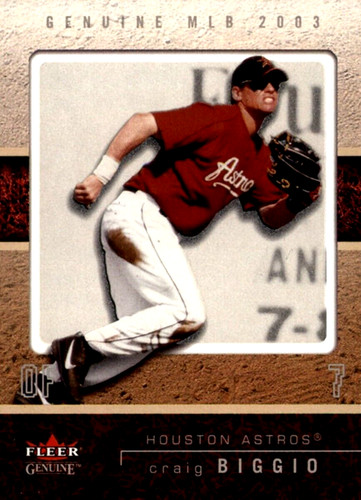 2003 Fleer Genuine Craig Biggio #14 card