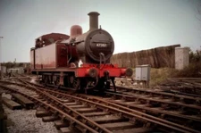 PHOTO  LMS  FOWLER 0-6-0T 47357 MAKES A FINE SIGHT AS IT POTTERS AROUND AT BUTTE