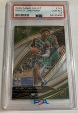 2019 Panini Select Romeo Langford #245 Rookie RC PSA 10