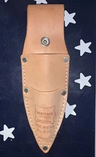Heritage Leather Co No. 252 Double Shears Holder Scissors Holster  Made in U.S.A