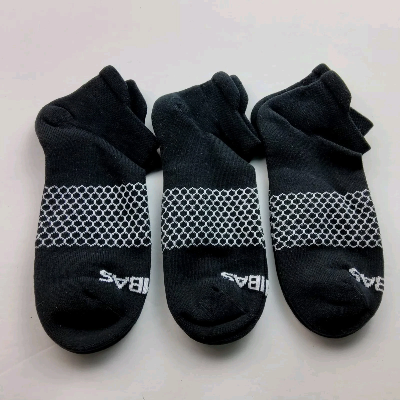 Bombas Original Ankle Socks Lot Of 3 Pairs Size L