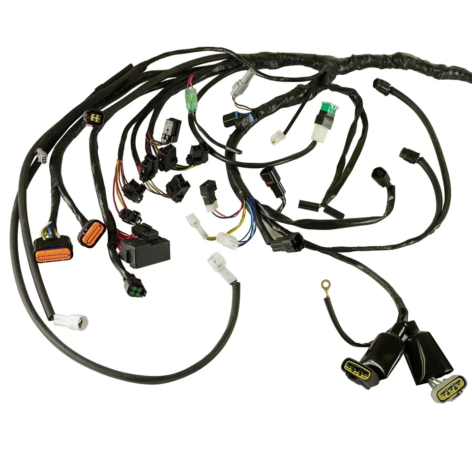 Conjunto de arnés de cables Caltric para Yamaha RHINO 700 FI HUNTER 2008 nuevo Foto 2 de 4