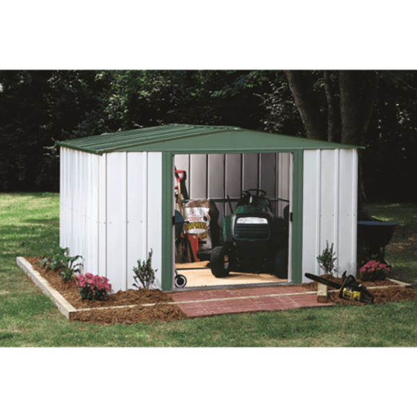 arrow ssr68704 10 x 8 ft spacemaker steel storage shed