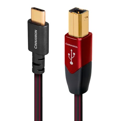 AudioQuest Cinnamon USB-C to B Cable - 0.75m