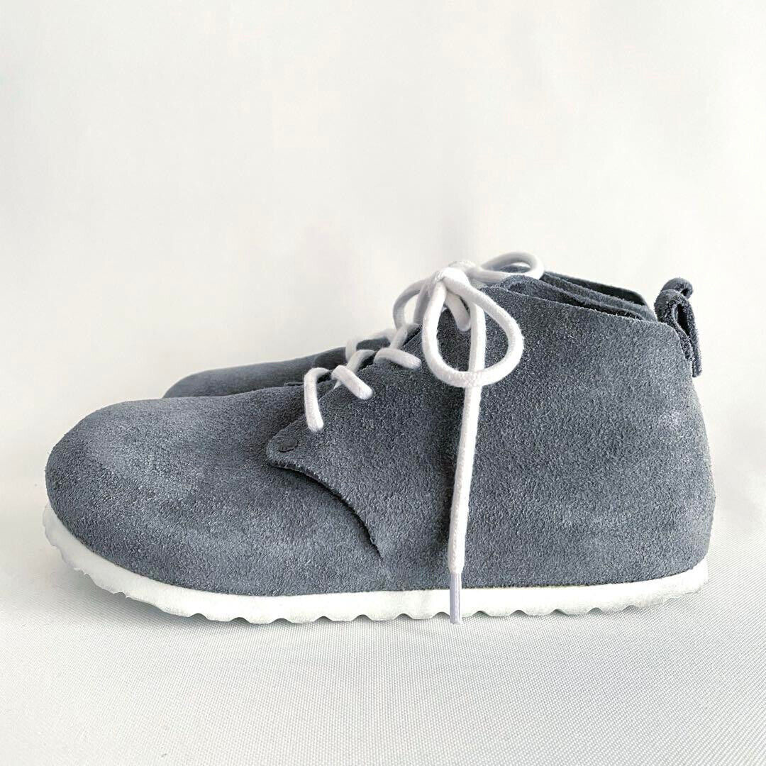 BIRKENSTOCK DUNDEE Lace Up Shoes Boots Grey Suede Narrow BIRKENSTOCK DUNDEE Lace Up Shoes Boots Grey Suede Narrow