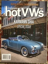 Hot VWs Dune Buggies magazine AUGUST 2024 KARMANN GHIA SPECIAL ISSUE