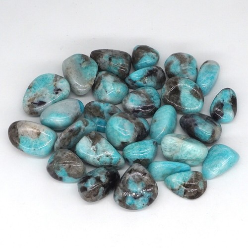 200g Natural Gemstone Russia Amazonite Bulk Tumbled Crystal Healing Mineral - Picture 2 of 5