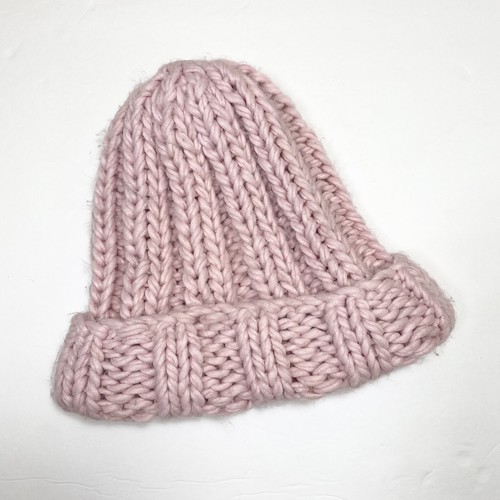 ZARA ACCESSORIES light pink chunky knit 