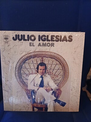 Vintage Julio Iglesias  ''EL Amor   Vinyl lp CBS Records NM/SHRINK