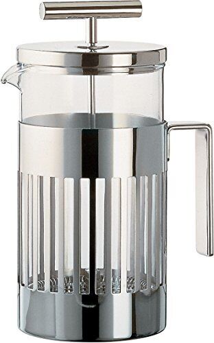 Alessi 9094/8 - Press Filter Coffee Maker or Infuser in 18/10 Stainless Steel