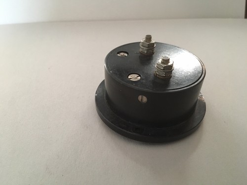 VINTAGE TRIPLETT SEALED GUAGE, DASH PANEL METER, D.C. AMPERES CURRENT USA 221-T - Picture 6 of 8