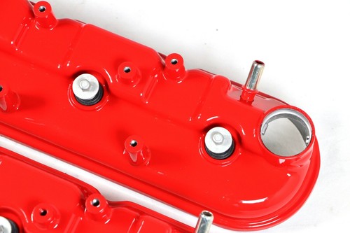 Genuine OEM GM LSA LS9 LS3 LS7 Corvette CTS-V ZL1 Valve Covers Powder Coated Red - Picture 5 of 12