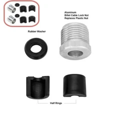 2PCS Steering Reverse Billet Cable Lock Nut Kits 277001729 277000055 For Sea Doo