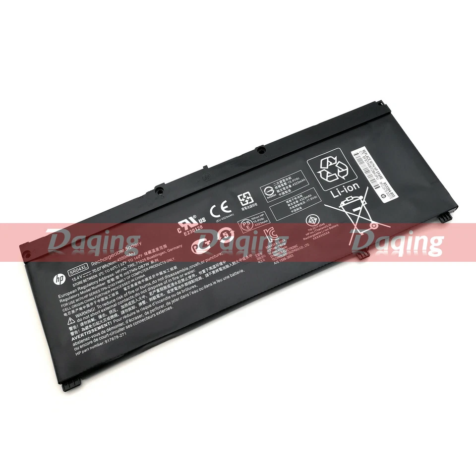 New Original SR04XL Battery for HP Omen 15-CE 917724-855 HSTNN-DB7W 917678-2B1