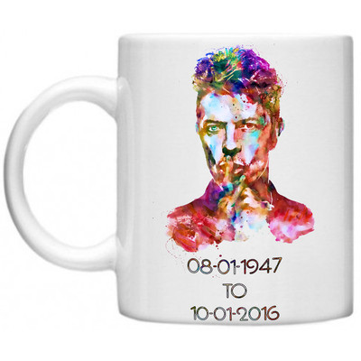 David Bowie Ziggy Stardust Bowie Tribute Space Oddity Celebrity 10oz Becher Geschenk 