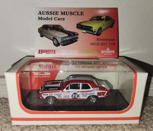 1:64 Biante Holden HDT LJ GTR XU1 Torana #28C Peter Brock 1972 Bathurst Winner
