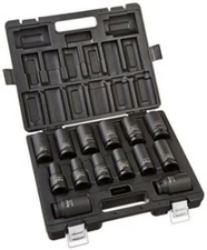 14pc Blackhawk By Proto 3/4" Drive Deep Impact Socket Set SAE 6-Point UW-2614DS