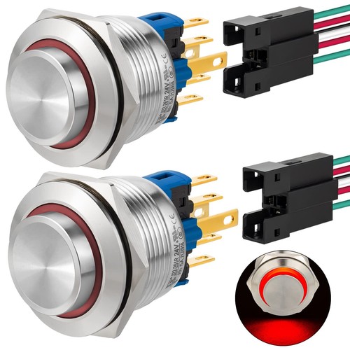 Push Button Switch 12v 22mm Stainless Steel Momentary Push Button Switch Waterproof Metal For Cars Home Projects M 876685 Push Button Switch 12v 22mm Stainless Steel Momentary Push Button Switch Waterproof Metal For Cars Home Projects M 876685