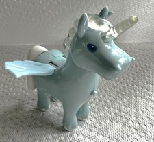Neopets 2002 Voice Activated BLUE Uni Alicorn Pegasus Toy Thinkway Toys Light Up