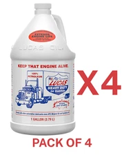ULTRA SALE!!! Pack of 4 Lucas Oil 10002 Heavy Duty Oil Stabilizer - 1 Gallon