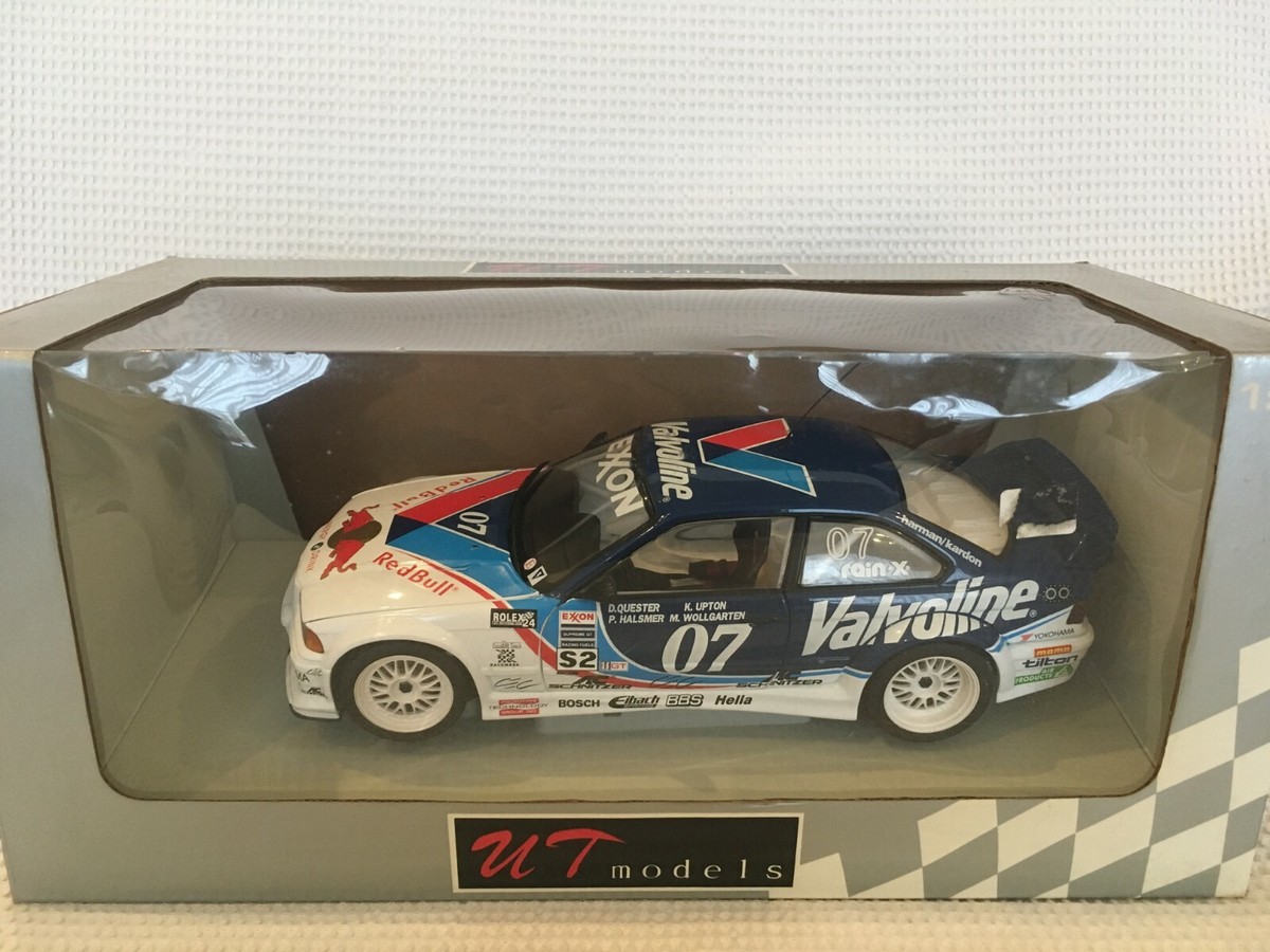UT models 1/18ミニカーBMW E36 M3 GTR QUESTER 1/18 UT Models BMW M3 GTR E36 Street Version White | eBay