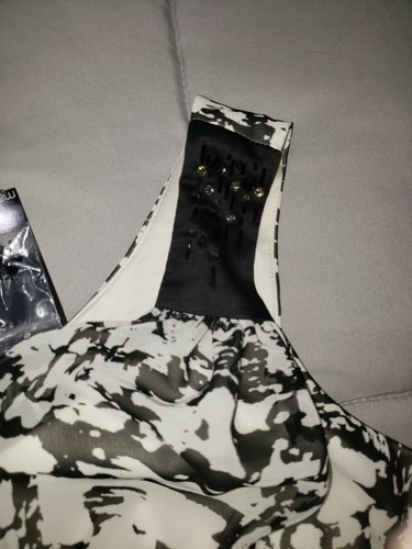 Max & Cleo One Shoulder Maxi Dress Beaded Detail Size 12 NWT - Picture 8 of 12