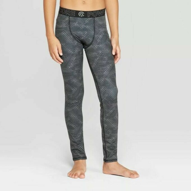 C9 Champion Boys Compression Training Pants, XXL, White/Black eBay