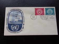 NATIONS-UNIES (new-york) - enveloppe 1er jour 8/4/1957 (B29)