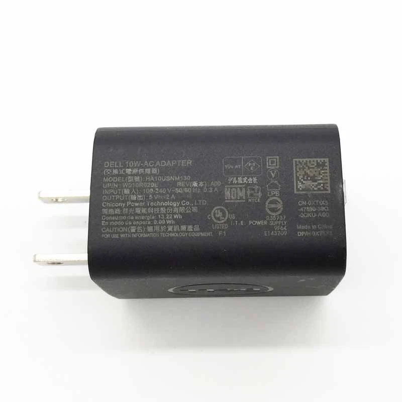 Cargador HA10USNM130 para Tablet Dell XT1X3 Venue 7 8 10 Pro Sin Cable de Alimentación Foto 2 de 4